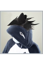 2XXT Cosplay Arknights Ulpianus Plush Pajamas Whale Gijink Cosplay Costume
